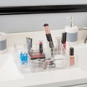 Acrylic make-up box storage box large capacity jewelry cosmetics storage  box with drawer plastic lipstick rack debris container