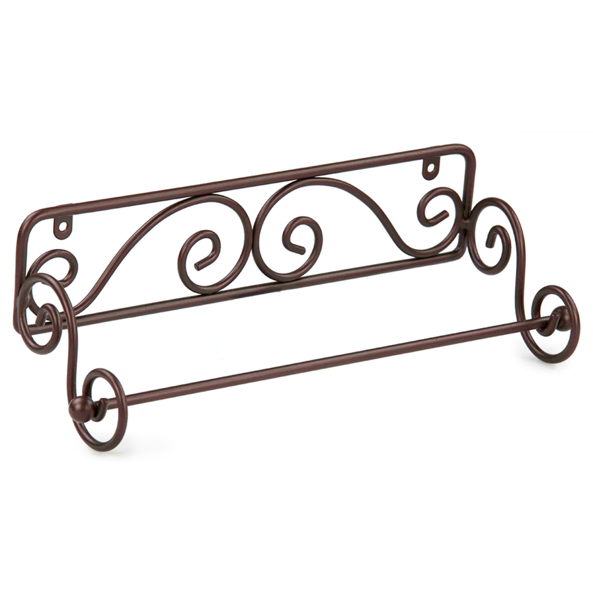 Home Basics Scroll Collection Steel Wall Mounted Paper Towel Holder, Bronze $5.00 EACH, CASE PACK OF 12