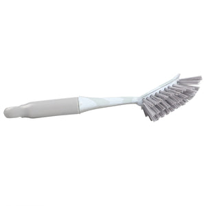 Home Basics Chevron Plastic Dish Brush with Long Non-slip Rubber Handle, Grey $2.00 EACH, CASE PACK OF 12