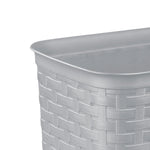 Load image into Gallery viewer, Sterilite 3.4 Gallon/13 Liter Weave Wastebasket Cement $6.00 EACH, CASE PACK OF 6
