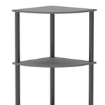 Load image into Gallery viewer, Home Basics 4 Tier Corner Shelf, Grey $30.00 EACH, CASE PACK OF 1
