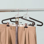 Load image into Gallery viewer, Home Basics 2 Piece Foam Hangers With Clips $4 EACH, CASE PACK OF 24
