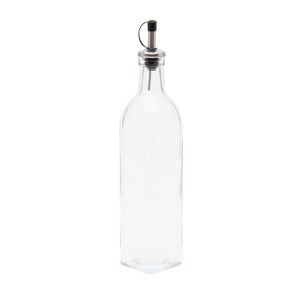 Home Basics Leak Proof Easy Pour Oil and Vinegar Bottle, Clear $2.00 EACH, CASE PACK OF 48