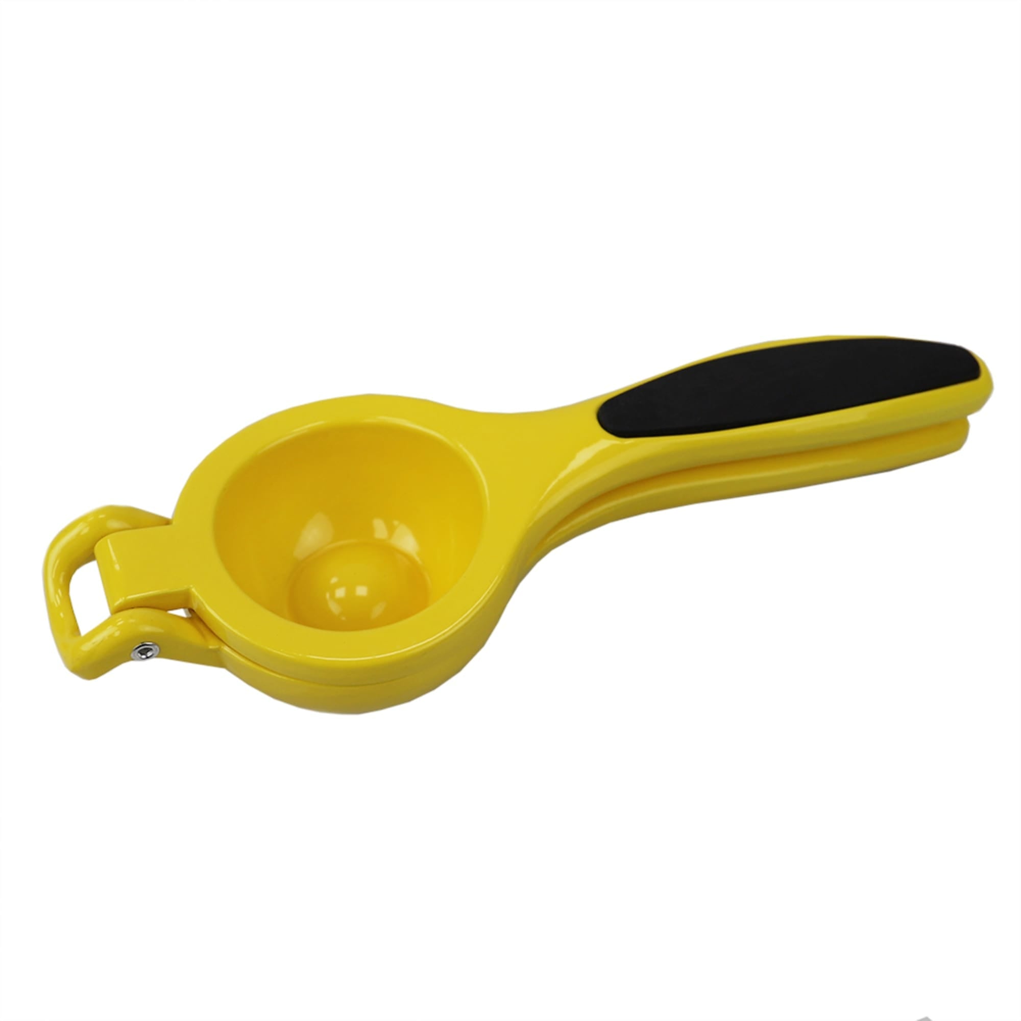 Home Basics Enamel Steel Lemon Squeezer with Grip Handle, Yellow $5.00 EACH, CASE PACK OF 24