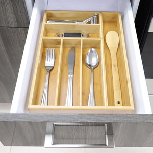 Michael Graves Design 6 Compartment Bamboo Cutlery Tray, Natural $12.00 EACH, CASE PACK OF 4