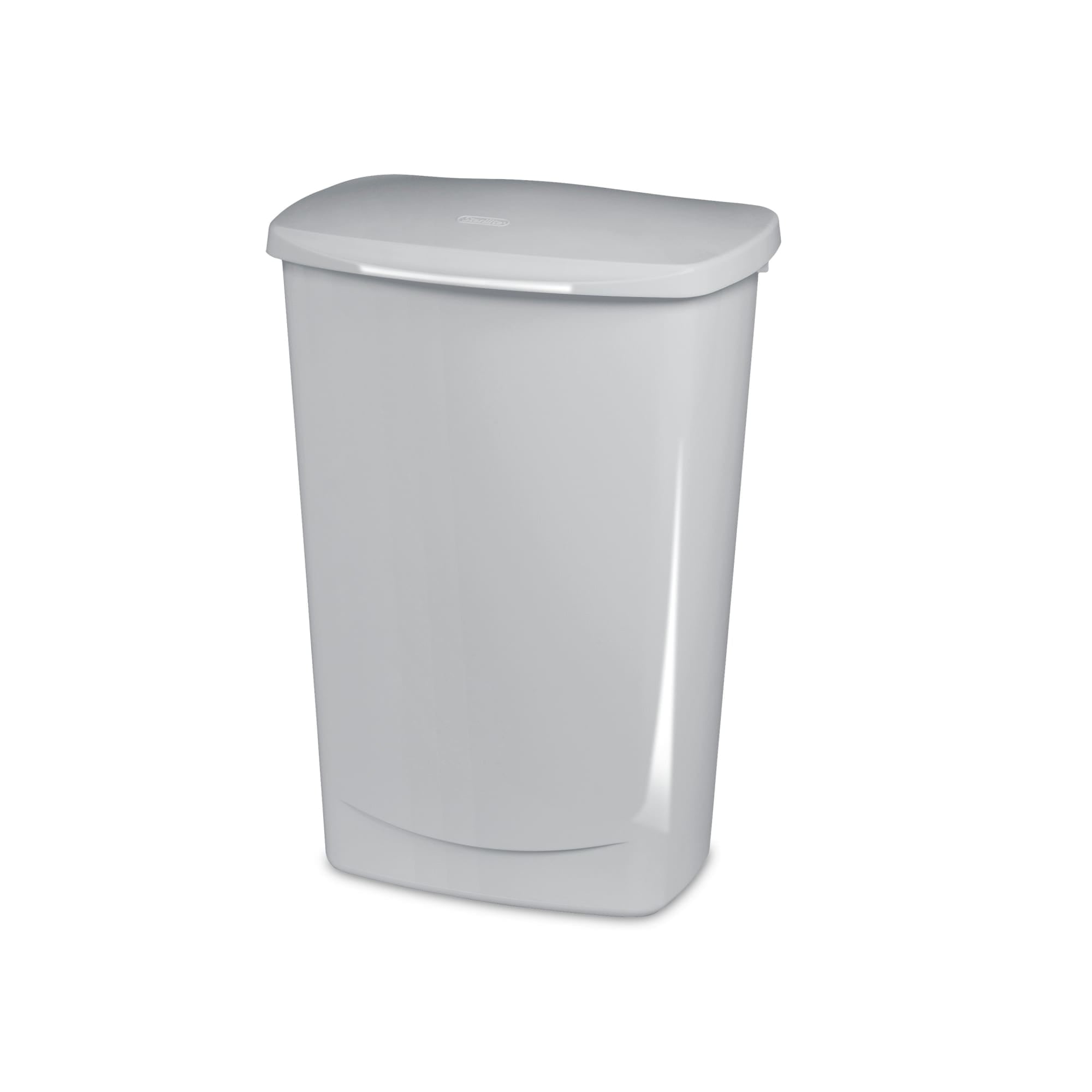 Sterilite 11.4 Gallon LiftTop Wastebasket, Cement $20.00 EACH, CASE PACK OF 6