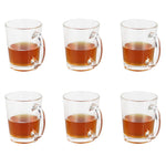 Load image into Gallery viewer, Home Basics Collins 9 oz Glass Mug Set, (Pack of 6), Clear $8 EACH, CASE PACK OF 6
