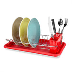 Load image into Gallery viewer, Home Basics Compact Dish Drainer $8.00 EACH, CASE PACK OF 12
