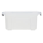 Load image into Gallery viewer, Home Basics 4.25 Liter Storage Box With Handle, Clear $3 EACH, CASE PACK OF 6
