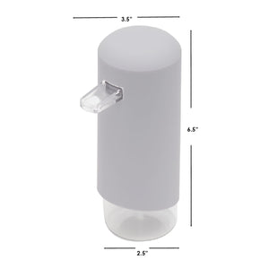 Home Basics 8 oz. Tall Narrow Countertop Foaming Soap Dispenser, Grey $4.00 EACH, CASE PACK OF 12