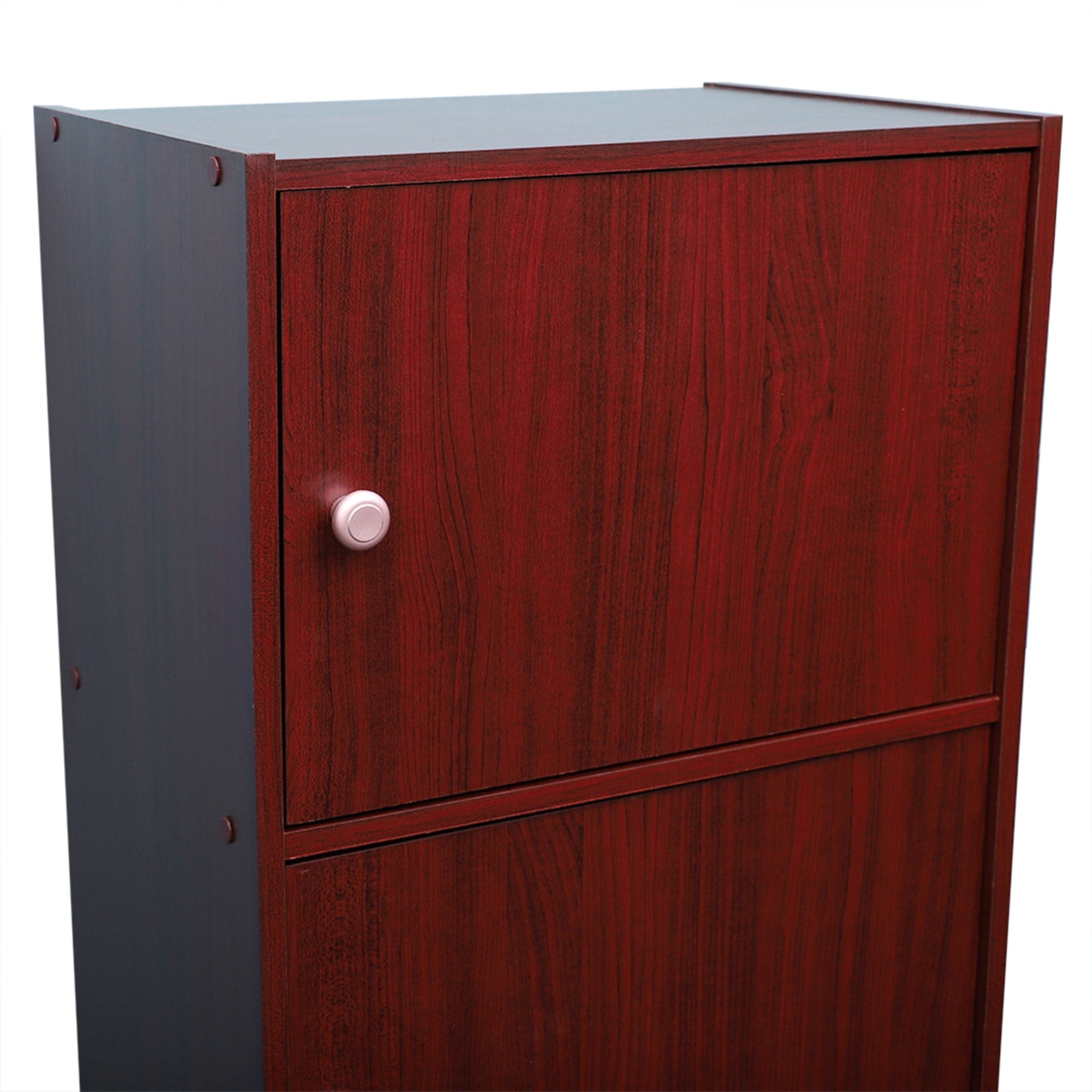 Home Basics 3 Cube Cabinet, Mahogany $50.00 EACH, CASE PACK OF 1