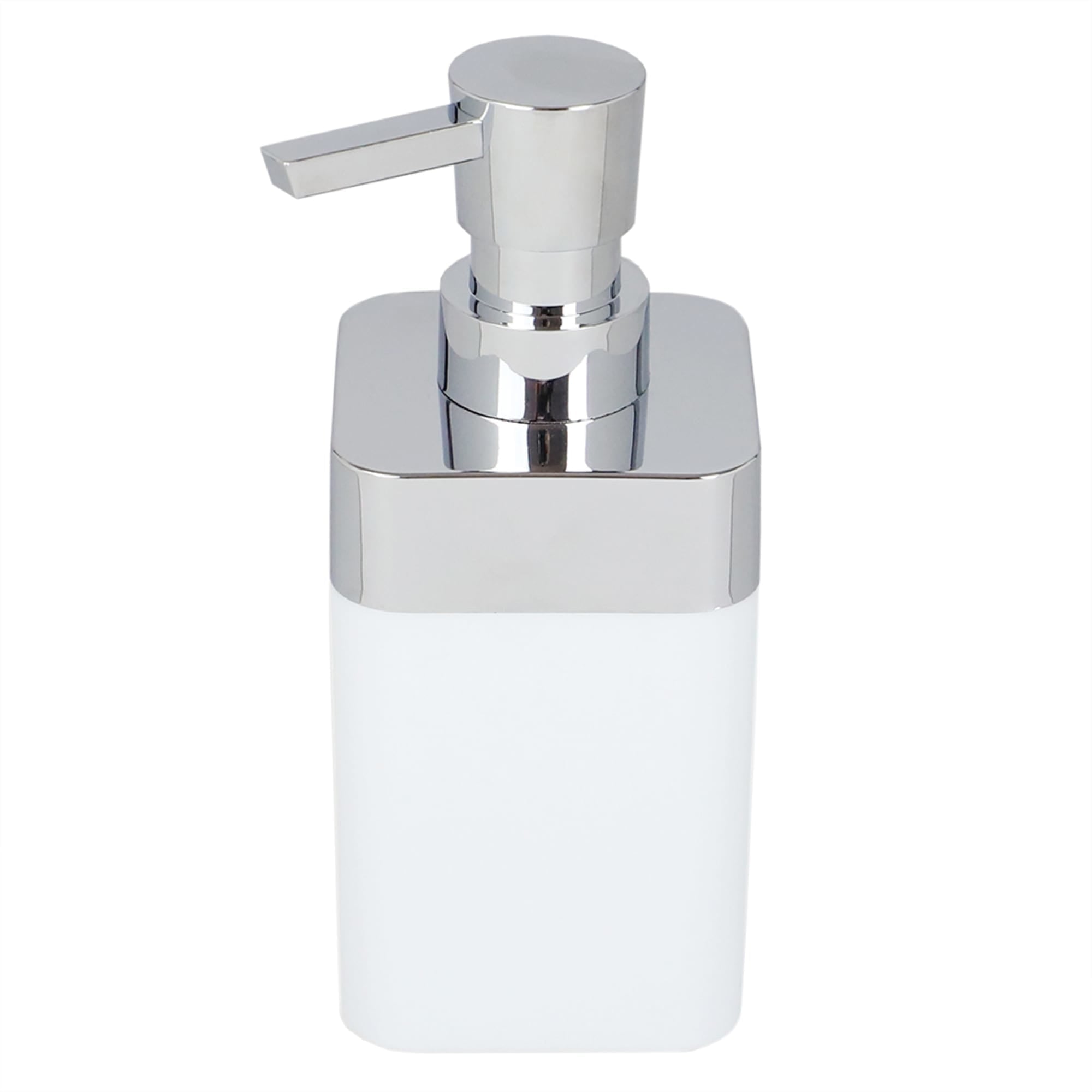 Home Basics Skylar 10 oz. ABS Plastic Soap Dispenser, White $4.00 EACH, CASE PACK OF 12