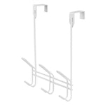 Load image into Gallery viewer, Home Basics 3 Hook Over-the-Door Hanging Rack, White $3.00 EACH, CASE PACK OF 12
