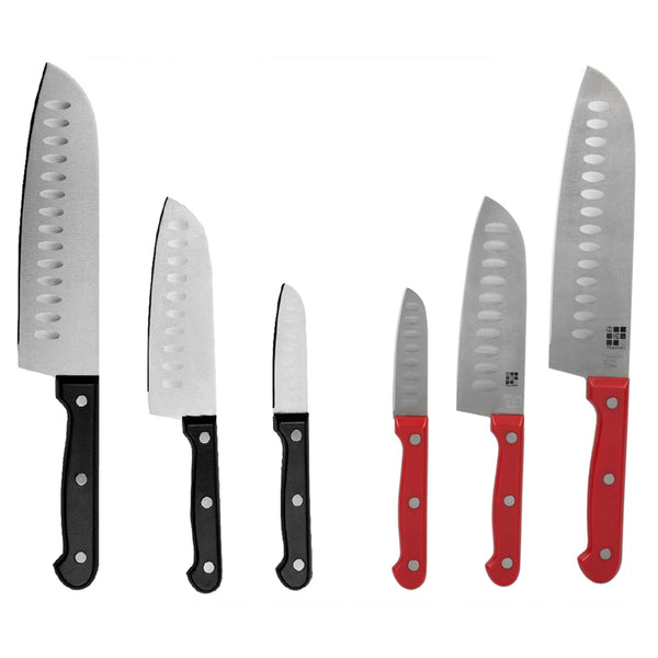 Home Basics Stainless Steel Knife Block Set