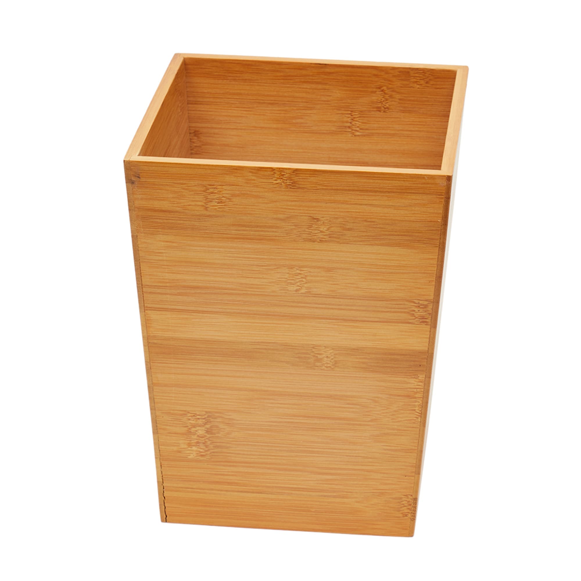 Home Basics Bamboo Waste Bin $12.00 EACH, CASE PACK OF 6