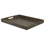 Load image into Gallery viewer, Home Basics Wood-Like Serving Tray, Ash
 $12.00 EACH, CASE PACK OF 6

