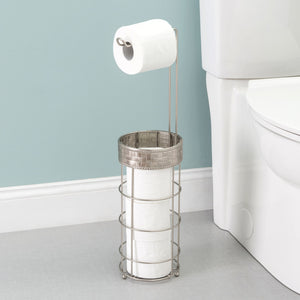 Home Basics Luxor Toilet Paper Dispenser, Satin Nickel $8 EACH, CASE PACK OF 6