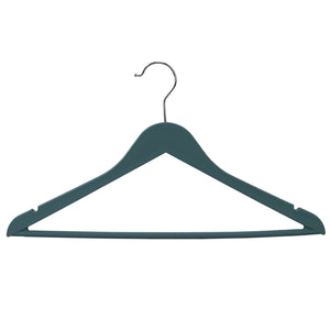 Home Basics 3 Piece Rubberized Hangers, Slate $4.00 EACH, CASE PACK OF 12