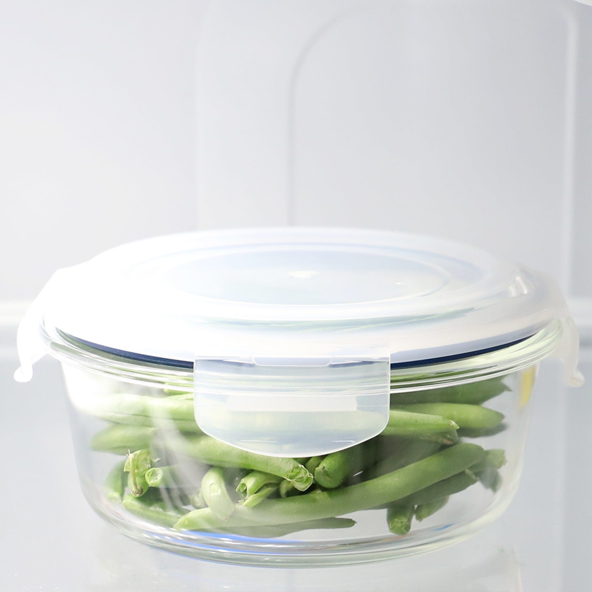 Borosilicate Glass Round Food Storage