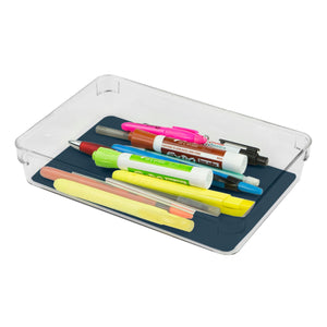 Michael Graves Design 9.5" x 6.5" Drawer Organizer with Indigo Rubber Lining $3.00 EACH, CASE PACK OF 24