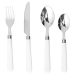 Load image into Gallery viewer, Home Basics 16 Piece Stainless Steel with Plastic Handles - Assorted Colors
