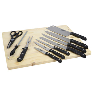 Home Basics 10 Piece Knife Set with Cutting Board $12.00 EACH, CASE PACK OF 6