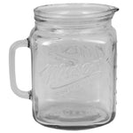 Load image into Gallery viewer, Home Basics 67.7 oz Glass Mason Jar Pitcher with Measurement Markings and Easy Grip Handle, Clear $3.00 EACH, CASE PACK OF 6
