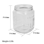Load image into Gallery viewer, Home Basics Large Capacity Glass Utensil Crock, Clear $5 EACH, CASE PACK OF 6
