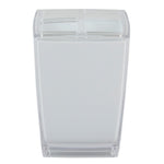 Load image into Gallery viewer, Home Basics Break-Resistant Plastic Toothbrush Holder, White $3.00 EACH, CASE PACK OF 24
