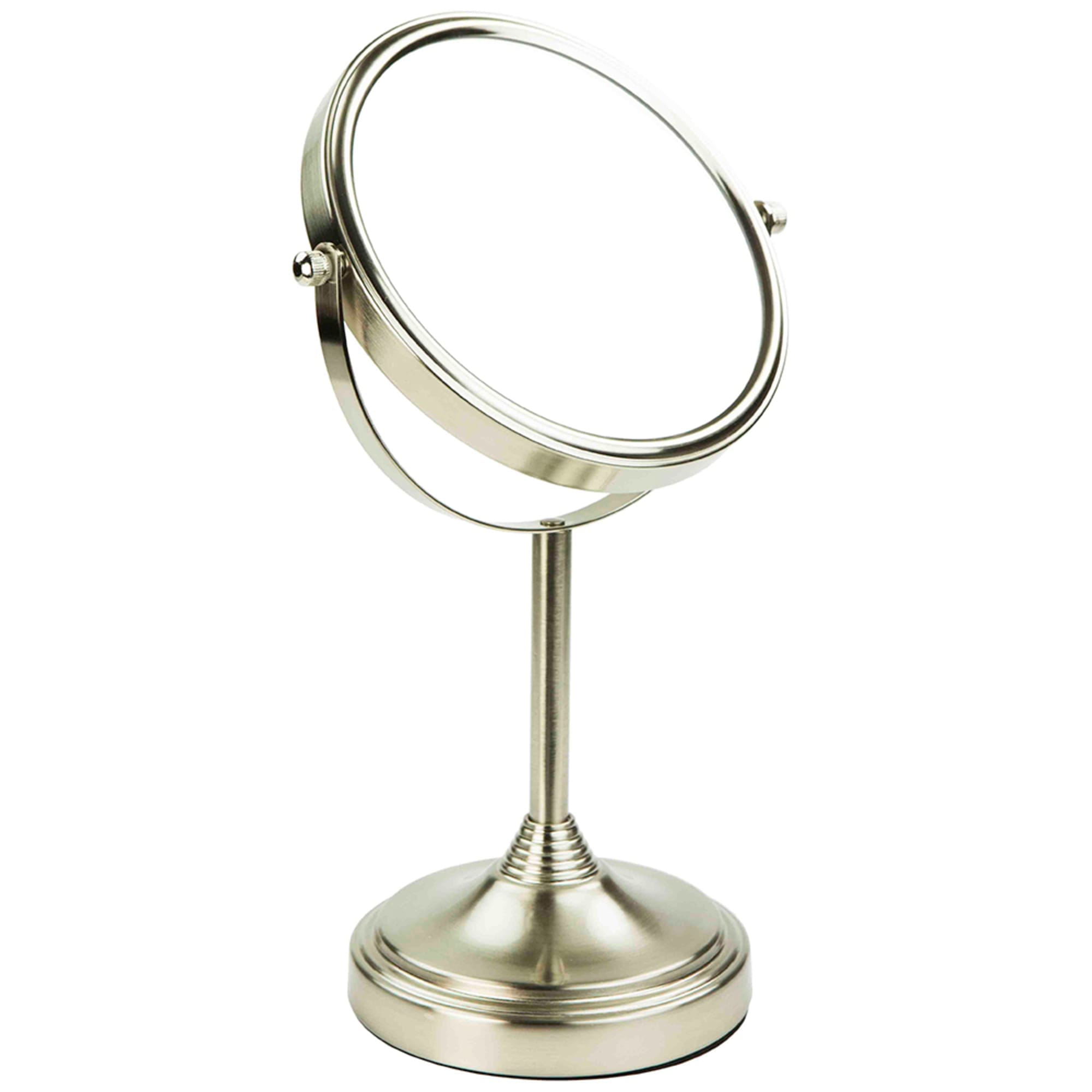 Home Basics Elizabeth Collection Cosmetic Mirror, Satin Nickel $15.00 EACH, CASE PACK OF 6