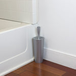 Load image into Gallery viewer, Home Basics Plastic Toilet Brush Holder, Grey $6.00 EACH, CASE PACK OF 12
