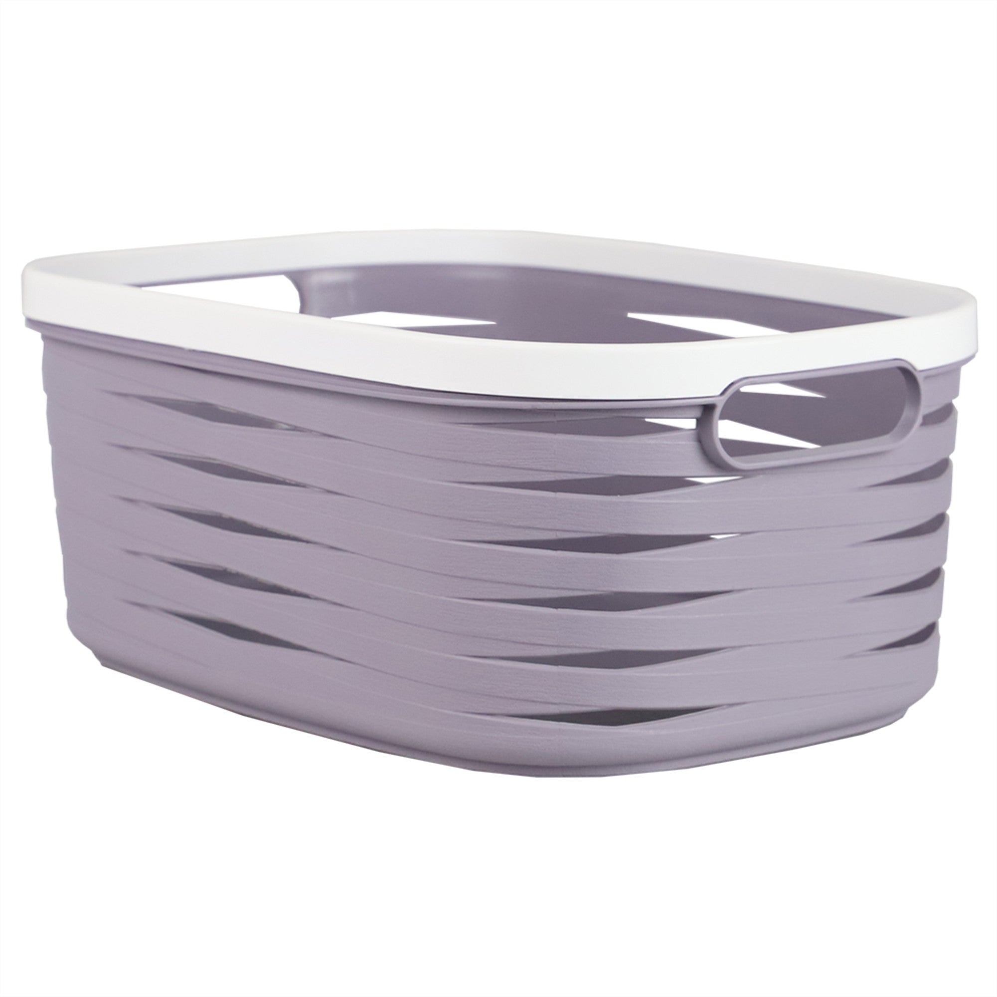 Home Basics Avaris Large Plastic Storage Basket - Assorted Colors