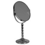 Load image into Gallery viewer, Home Basics Spiral Double Sided Cosmetic Mirror, Chrome $10.00 EACH, CASE PACK OF 6

