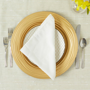 Sophia Grace 12" Charger Plate, Regal Gold $2.00 EACH, CASE PACK OF 12