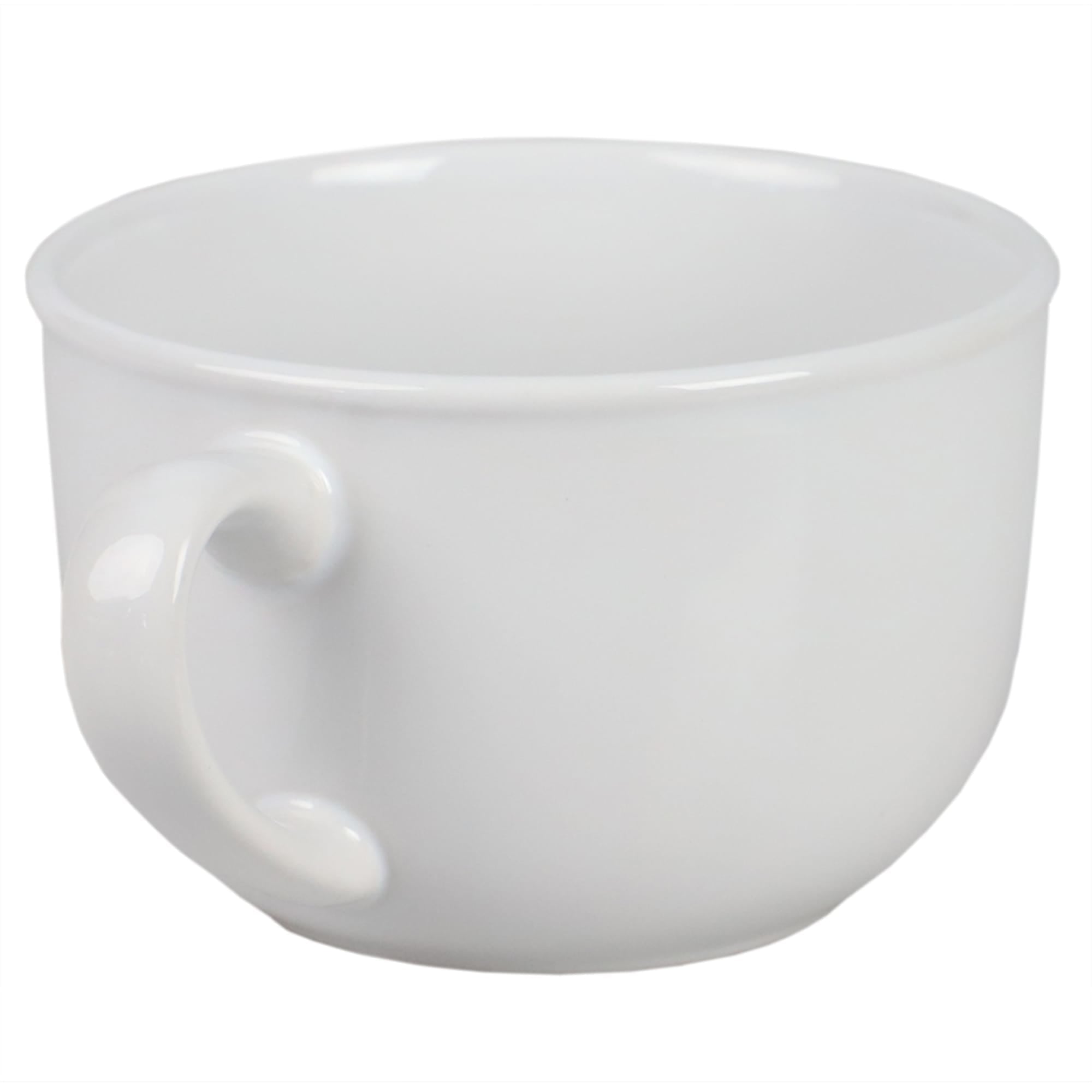 Home Basics Jumbo 22 oz Ceramic Mug, White $2.00 EACH, CASE PACK OF 24