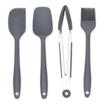 Load image into Gallery viewer, Home Basics 4 Piece Silicone Kitchen Tool Set - Assorted Colors
