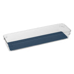 Load image into Gallery viewer, Michael Graves Design 12.75&quot; x 3.75&quot; Drawer Organizer with Indigo Rubber Lining $3.00 EACH, CASE PACK OF 24
