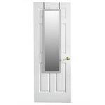 Load image into Gallery viewer, Home Basics Framed MDF Over the Door Mirror, Grey $20.00 EACH, CASE PACK OF 6
