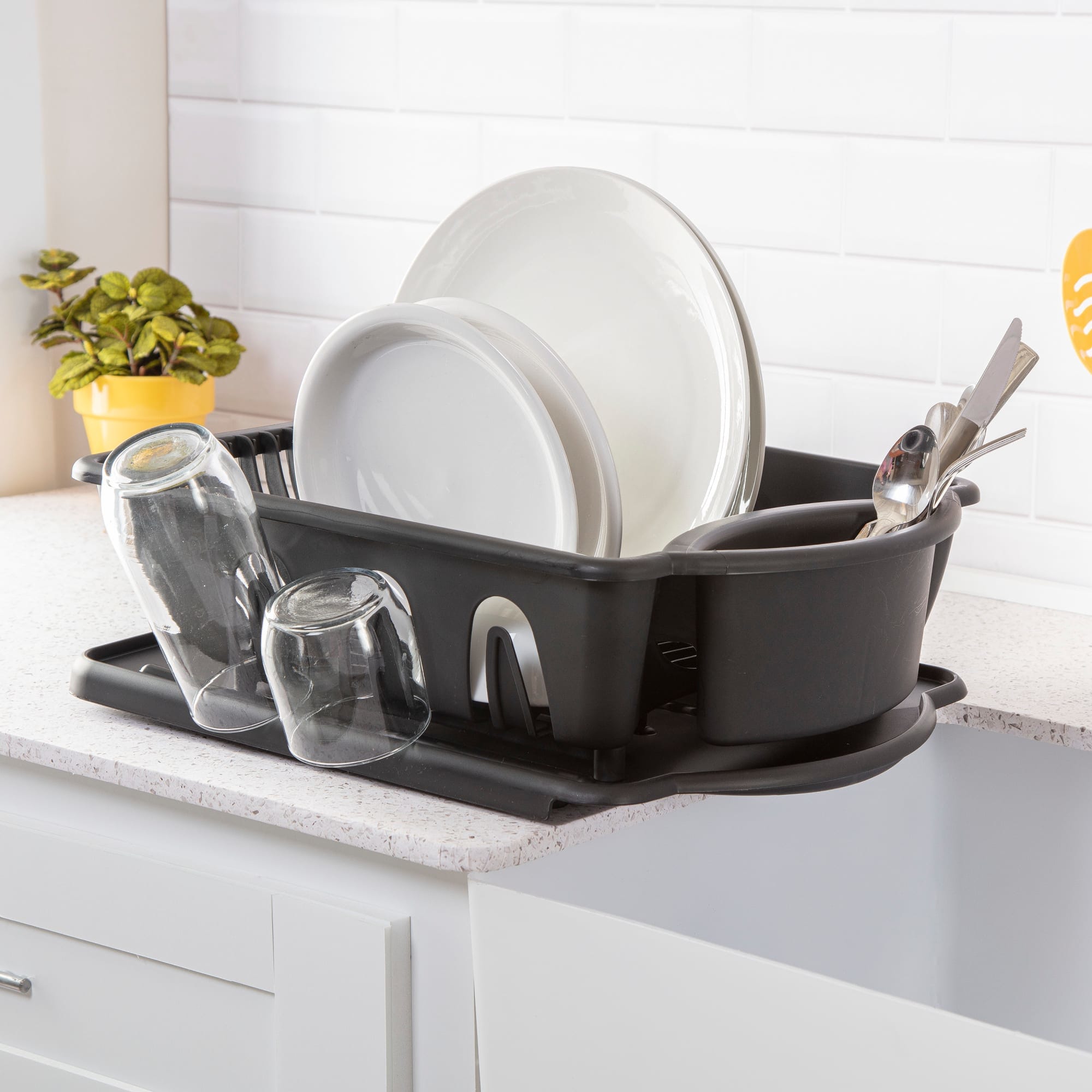 Sterilite 2 Piece Sink Set, Black $10.00 EACH, CASE PACK OF 6