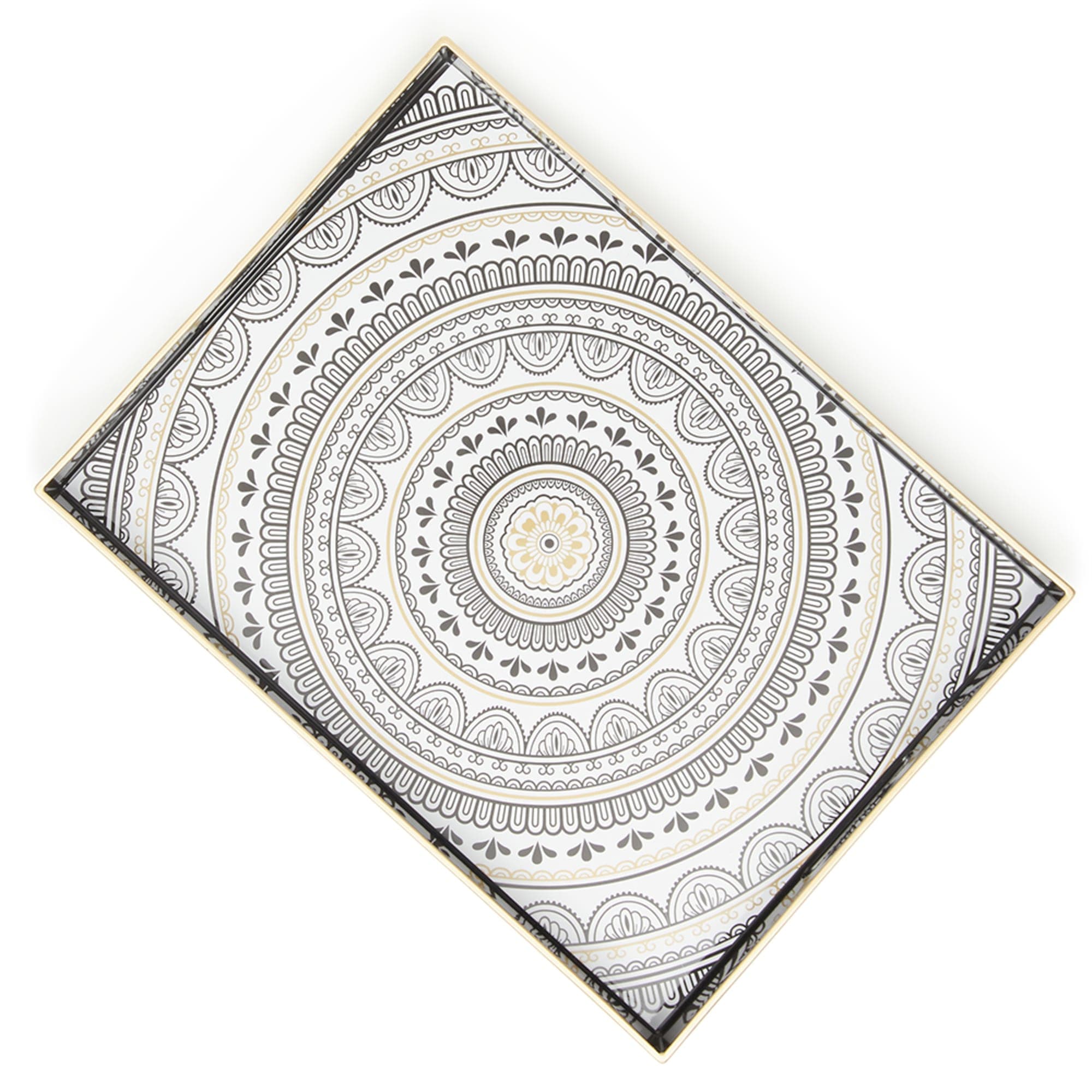 Home Basics 13" x 17" Medallion Serving Tray $15.00 EACH, CASE PACK OF 6