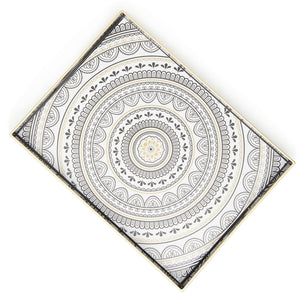 Home Basics 13" x 17" Medallion Serving Tray $12.00 EACH, CASE PACK OF 6