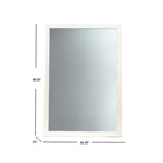 Load image into Gallery viewer, Home Basics 24&quot; x 36&quot; Wall Mirror, White $25.00 EACH, CASE PACK OF 4
