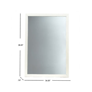 Home Basics 24" x 36" Wall Mirror, White $25.00 EACH, CASE PACK OF 4