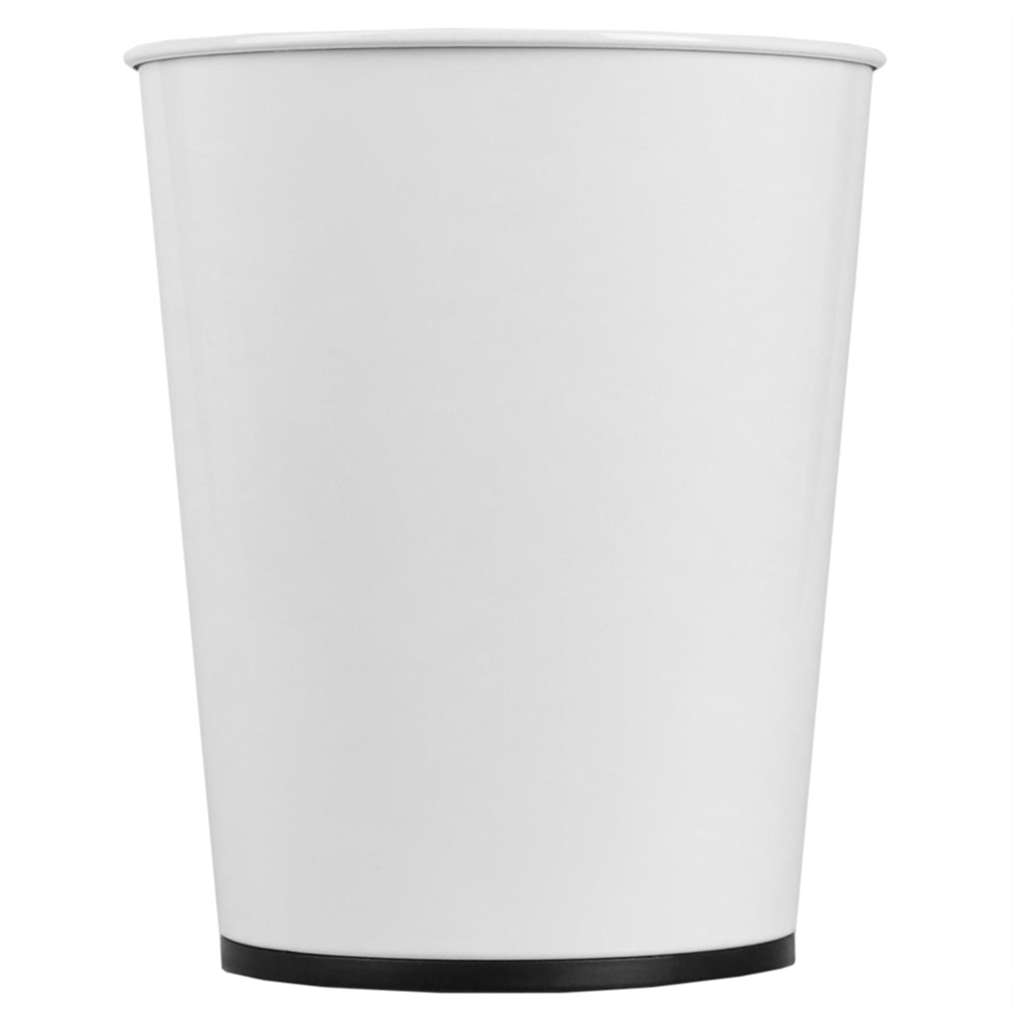 Home Basics Open Top 8 Lt Waste Bin, (9.5" x 10.25"), White $6.00 EACH, CASE PACK OF 12