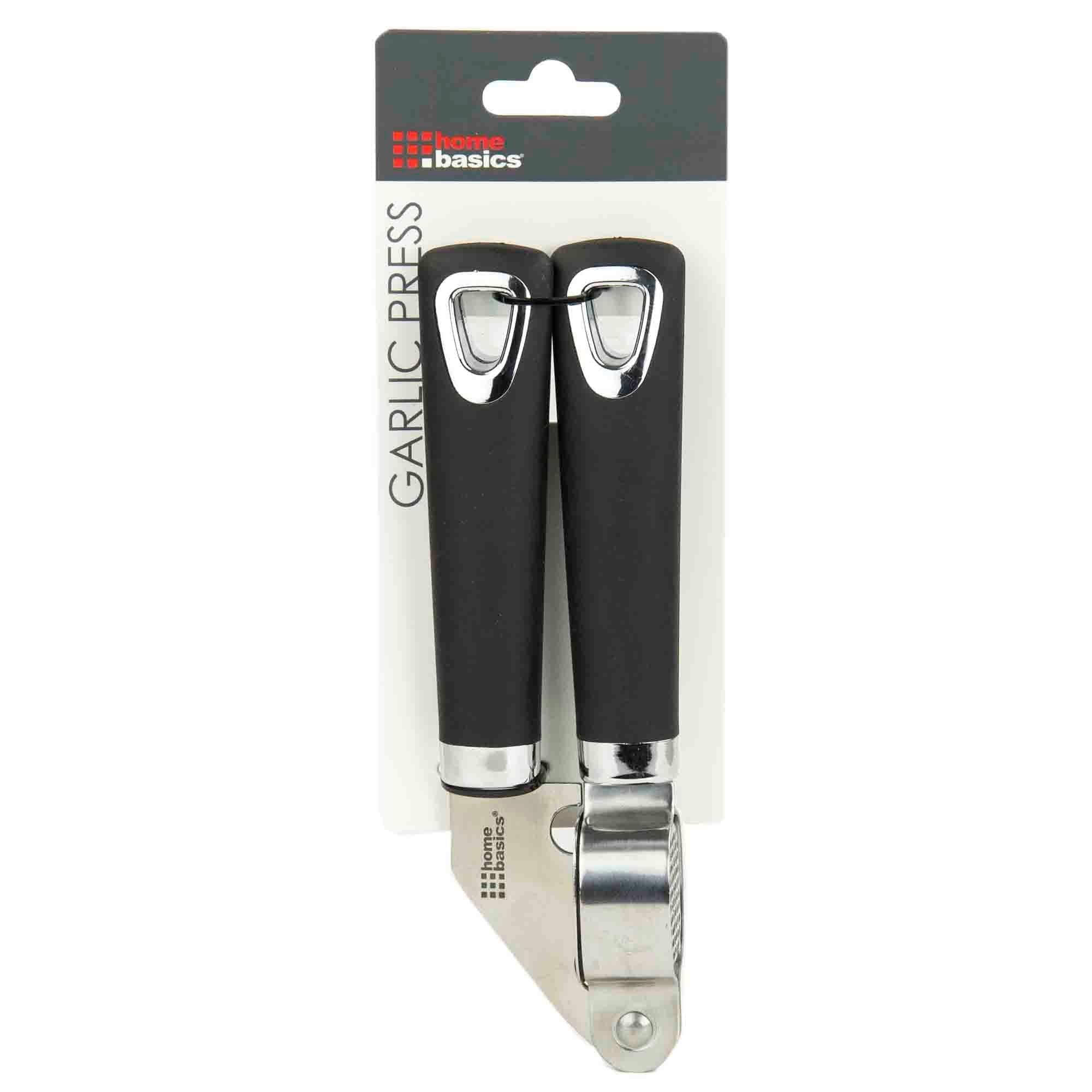 Home Basics Garlic Press with Non-Slip TRP Coated Handles $5.00 EACH, CASE PACK OF 24