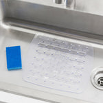 Load image into Gallery viewer, Home Basics Small PVC Sink Mat, Clear $2.00 EACH, CASE PACK OF 24
