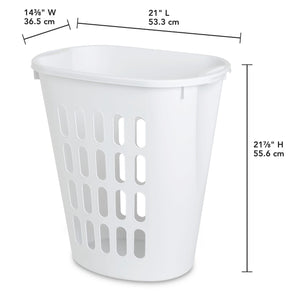 Sterilite Open Laundry Hamper, White $12 EACH, CASE PACK OF 6