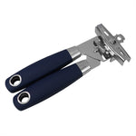 Load image into Gallery viewer, Home Basics Meridian Stainless Steel Can Opener, Indigo $5.00 EACH, CASE PACK OF 24
