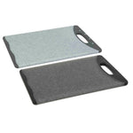 Load image into Gallery viewer, Home Basics Double Sided 10&quot; x 14.5&quot; Granite Plastic Cutting Board - Assorted Colors
