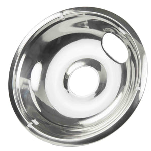 Home Basics 8" Stainless Steel Drip Pan, Silver $3.00 EACH, CASE PACK OF 24